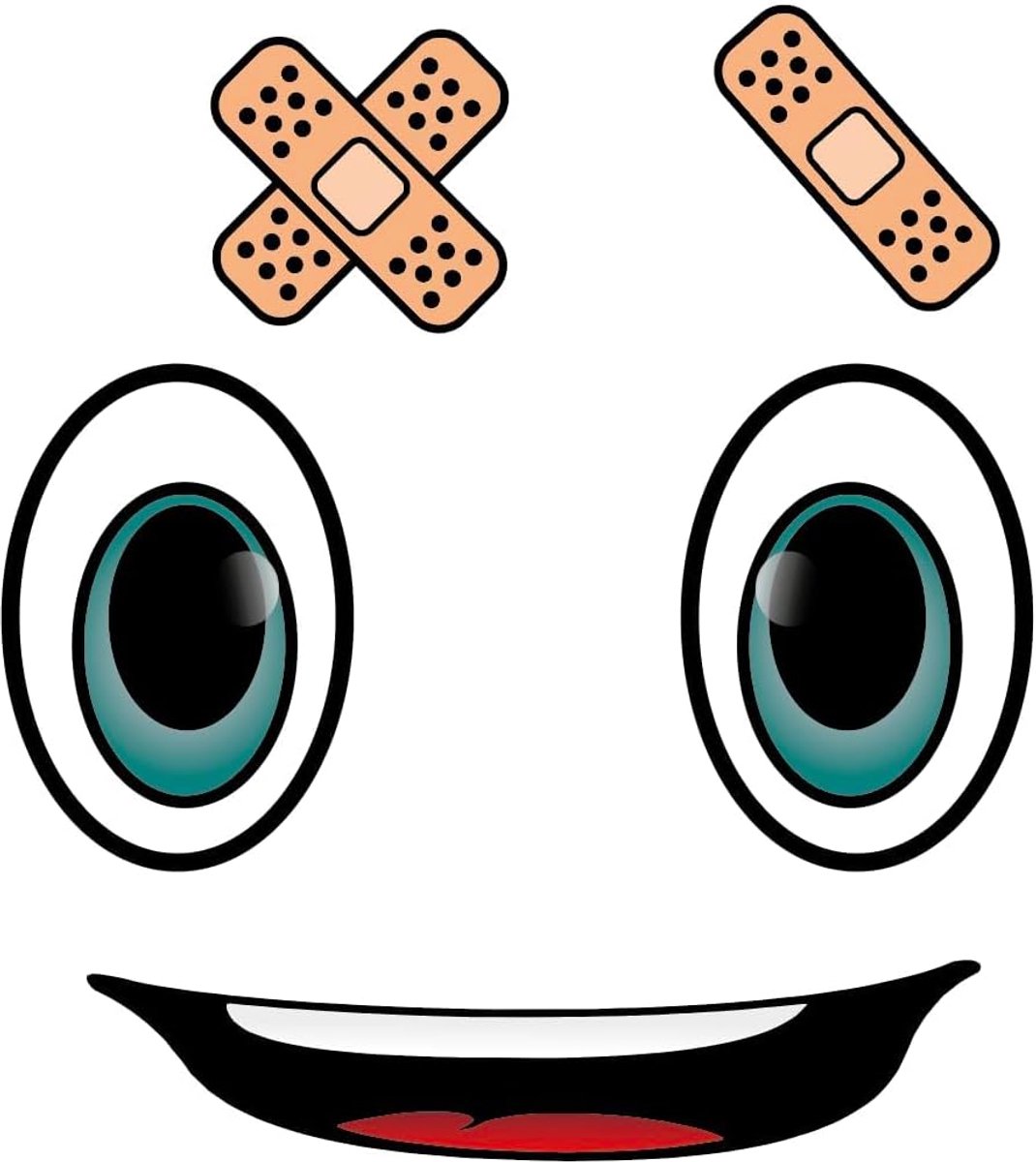 SnelShoppen - Stickers voor Robotstofzuiger en Robotmaaiers - Decoratieve Stickers - Hoogwaardige Orafol Folie - Eenvoudige Installatie - 8 Stuks - Gr