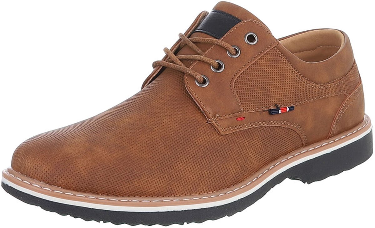 Herenveterschoen casual met profielzool Mt:41