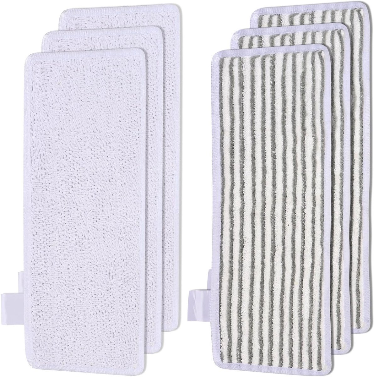 6 stuks wasbare vervangende hoezen voor stoomreiniger, microvezel reservehoezen met PowerPad, geschikt voor XXL modellen en optimale reiniging