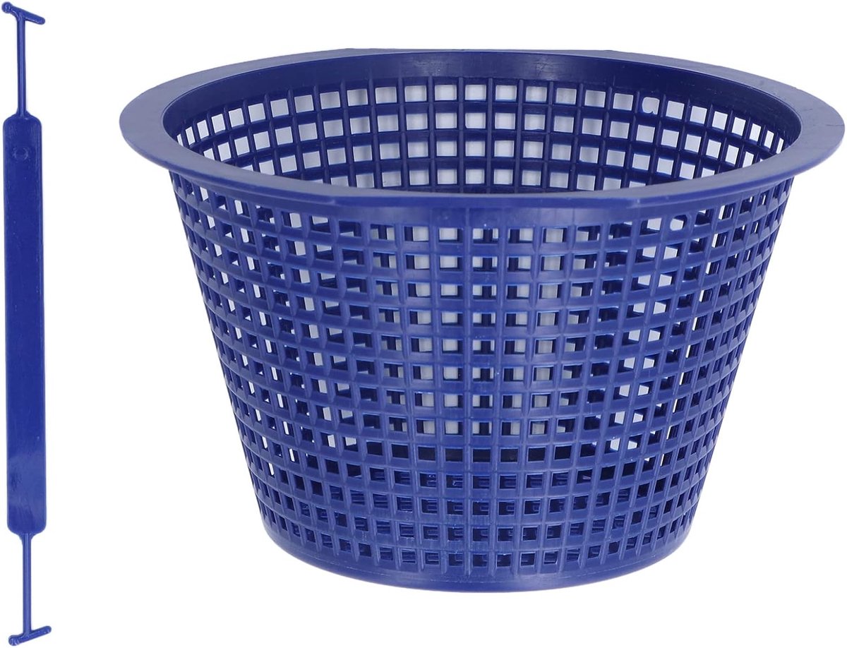 SnelShoppen - Pool Skimmer Basket 16.5 x 10 cm - Efficiënte Vuil- en Bladverwijderaar voor Inground Zwembaden - Plastic Pool Cleaning Set
