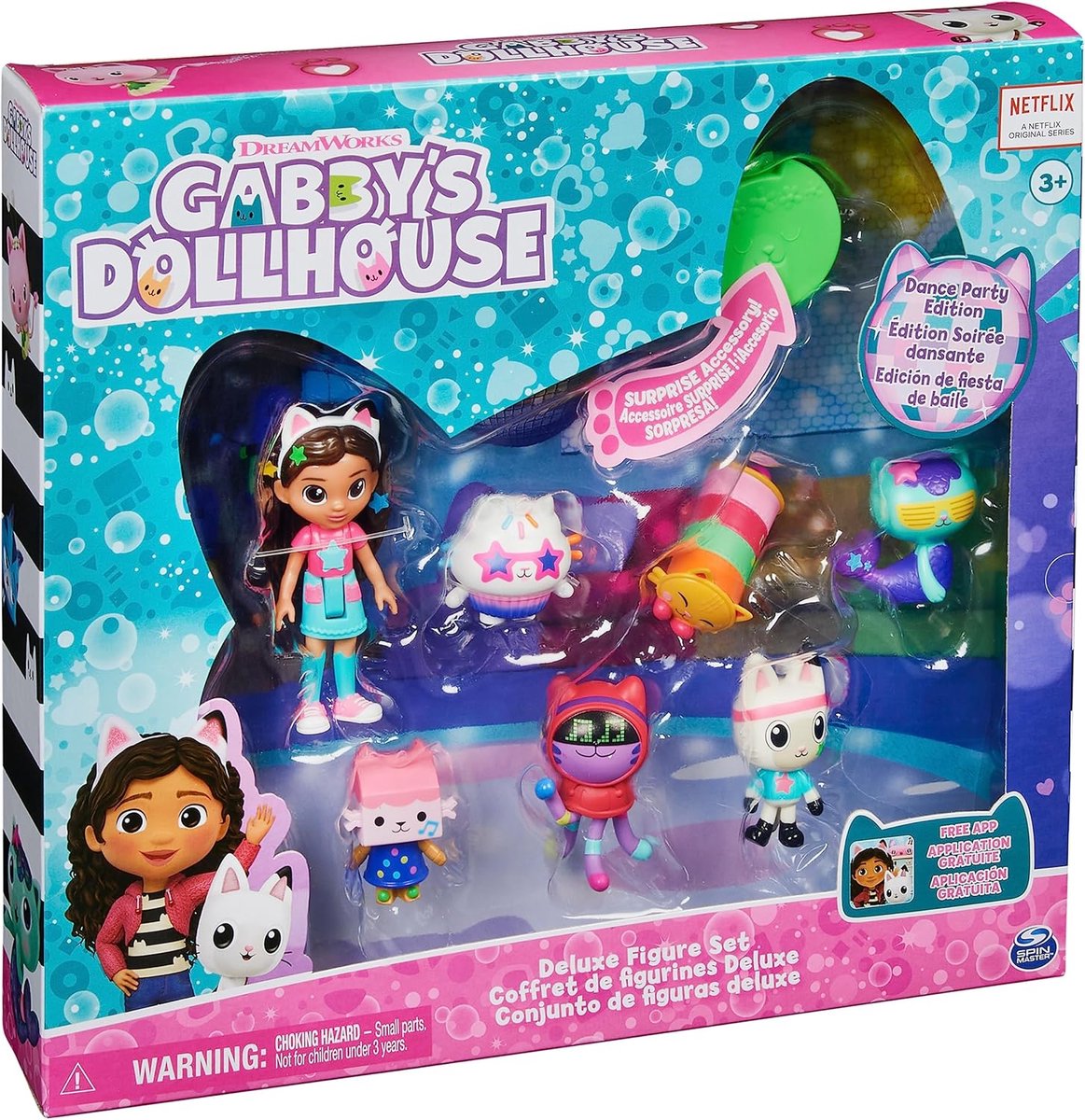 Gabby's Poppenhuis - Speelfigurenset - 7 Figuren - Speelgoed vanaf 3 Jaar - Gabby's Dollhouse - Gabby Poppenhuis - Poppetjes