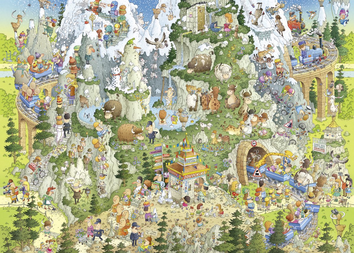 Heye Puzzle Puz Himalayan Habitat 1000 Heye NEW * Levertijd onbekend *.