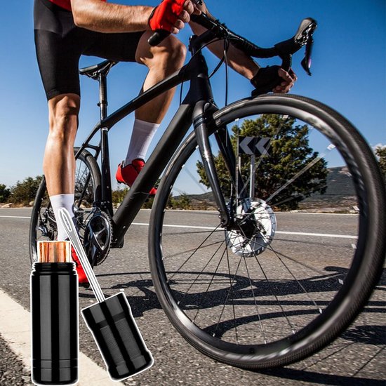 Tubeless Reparatieset - Fietsband Gereedschap - Band Snel Repareren - Compact Lichtgewicht - Inclusief 35 Strips - Zwart — afbeelding 2