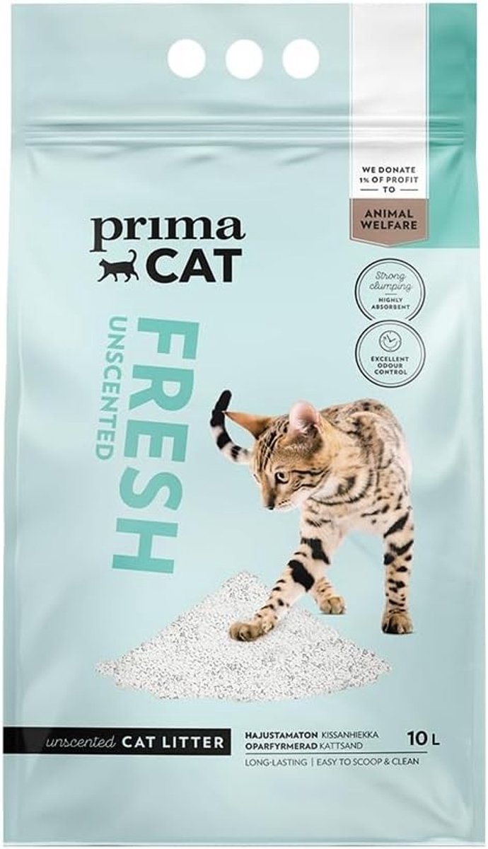 Kattenbakvulling - Ondersteunende Klei - Hygiënisch en Ongeparfumeerd - Langdurige Absorptie - Voor Katten