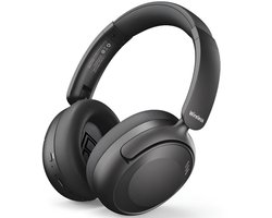 Fitbeats E30 Pro Draadloze Over-Ear Koptelefoon - Met Active Noise Cancelling (ANC) - 135 Uur Batterijduur & 360° Ruimtelijk Geluid - Luxe Comfort & App-Bediening - Zwart