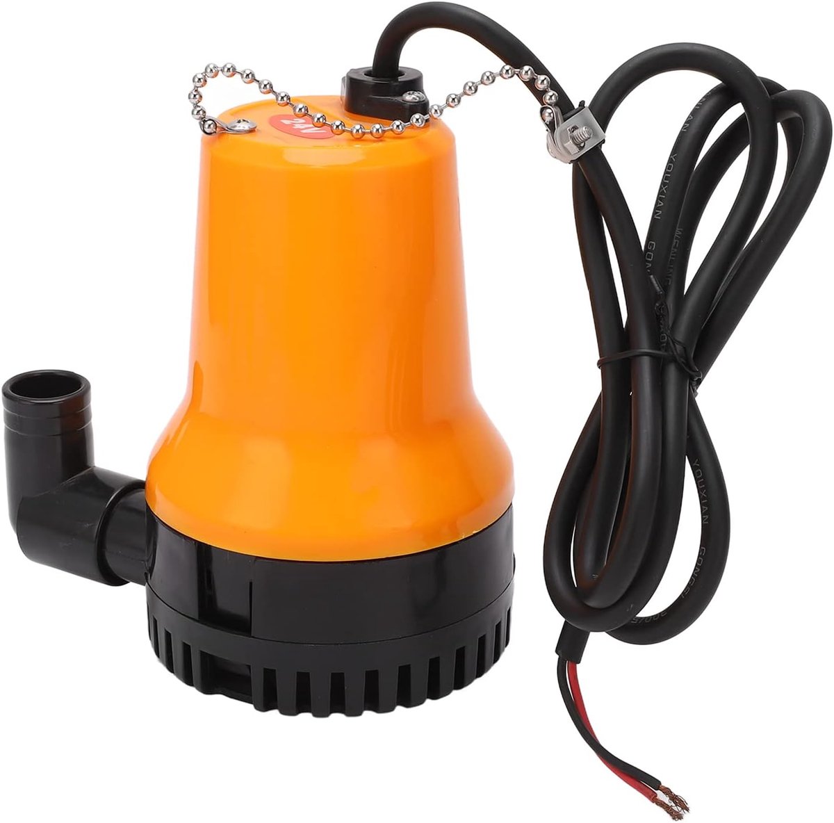 Waterinname Pomp - Micro Irrigatie - Tuin Water Geven - Hoge Afvoer Hoofd - 25mm Aansluiting - Zwart