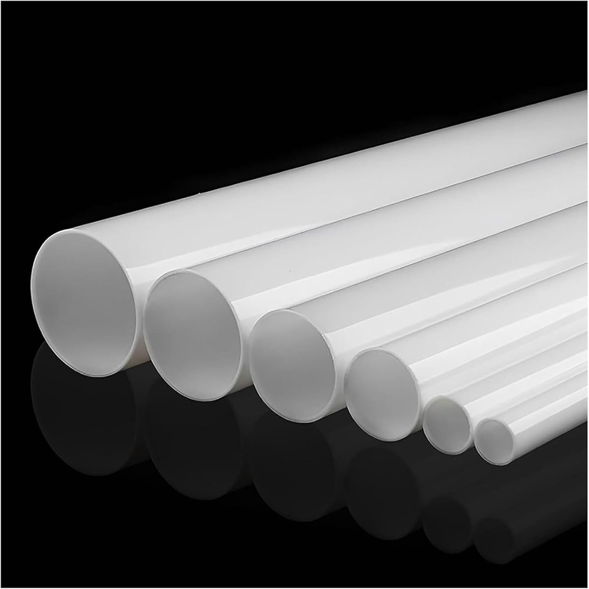 Acryl buis - Kunststof rond - Doe-het-zelf projecten - Hoge slagvastheid - 110-150 mm - Wit