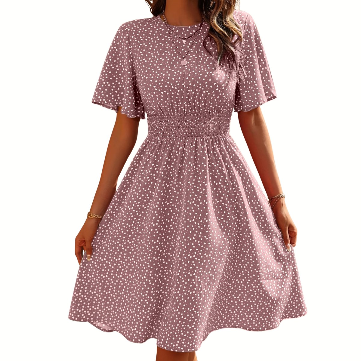 Currero Zomerjurk Dames Zomerjurken Volwassenen Vrouwen Midi Jurk Ibiza Stijl Sundress Dress Rood