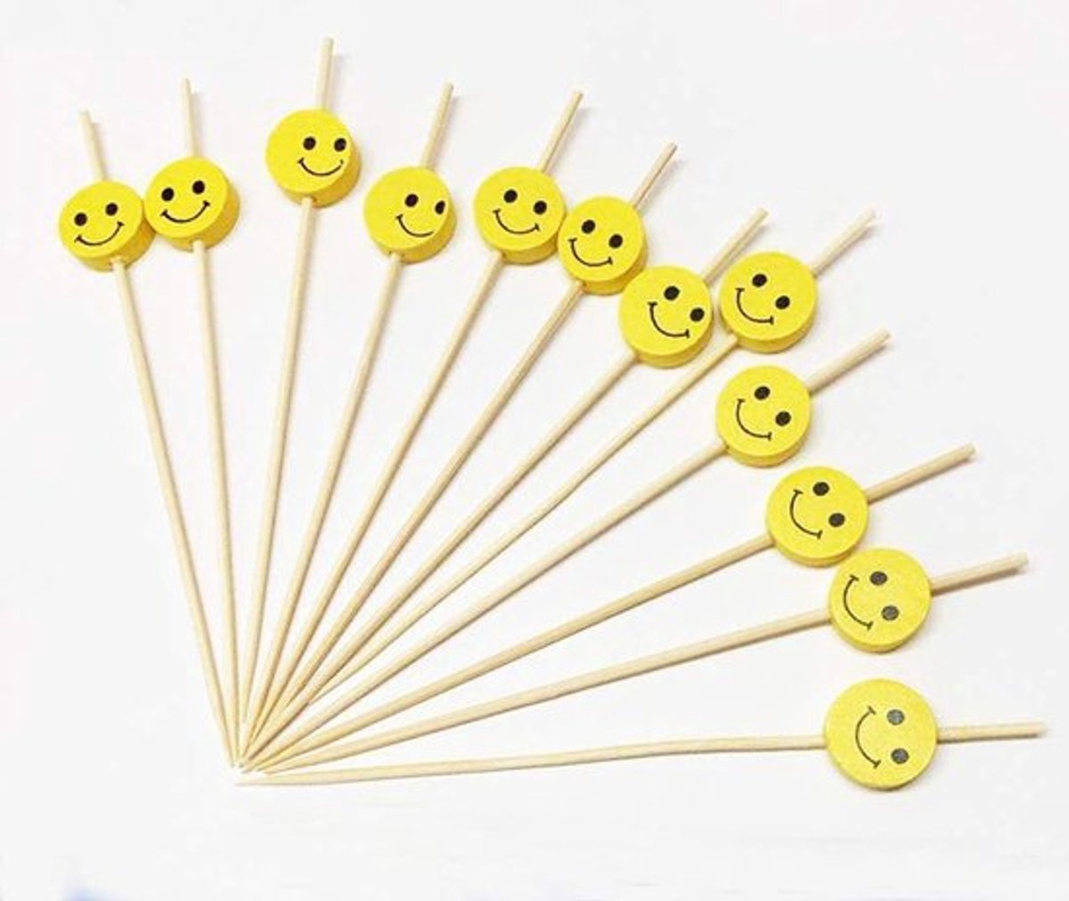 Dailygoods- Tandenstoker 12 cm - Houten Tandenstokers - Feestaccessoires