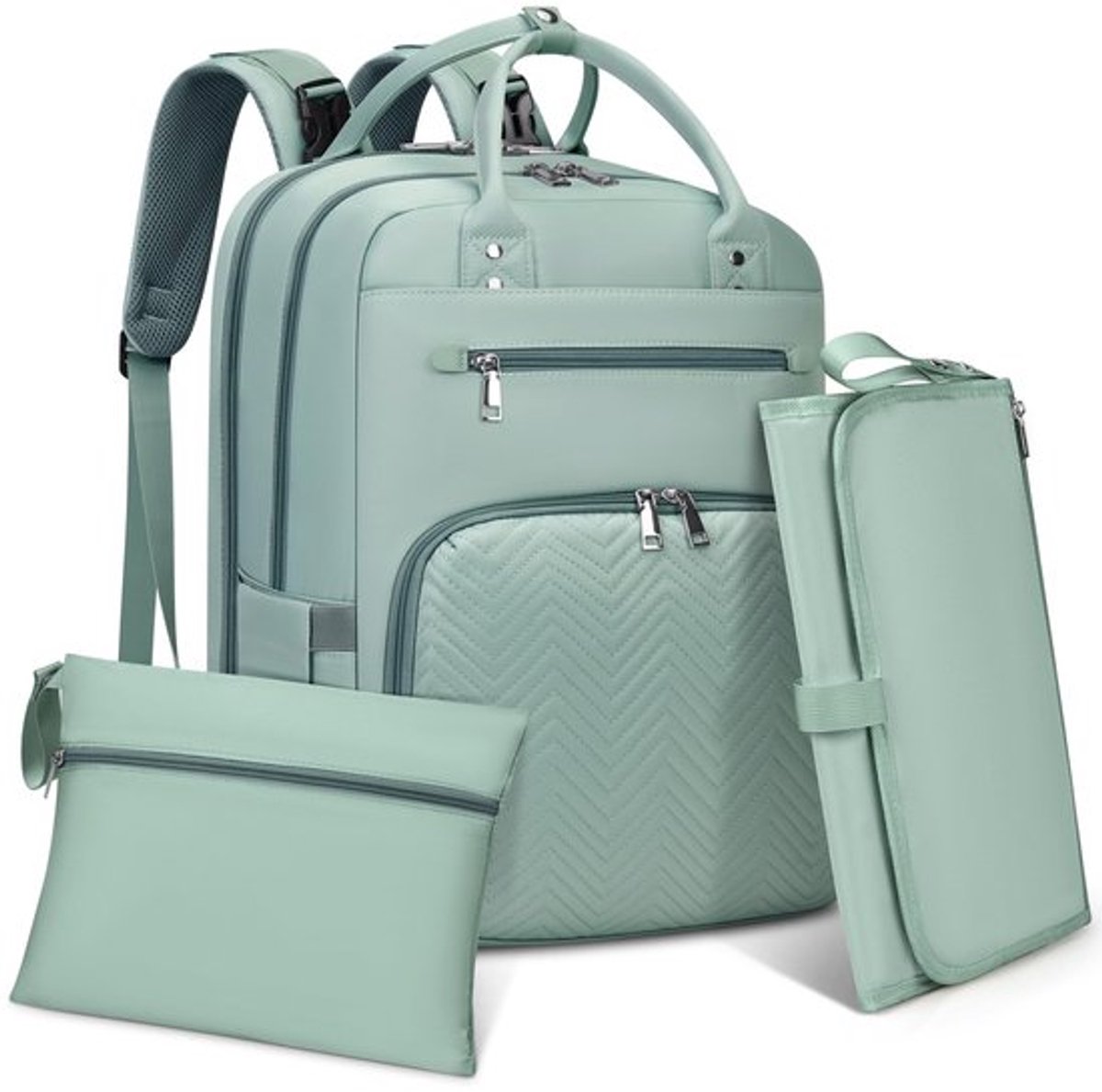 Dailygoods- Luiertas Grote Capaciteit - Draagbare Rugzak - Waterdichte Luiertas
