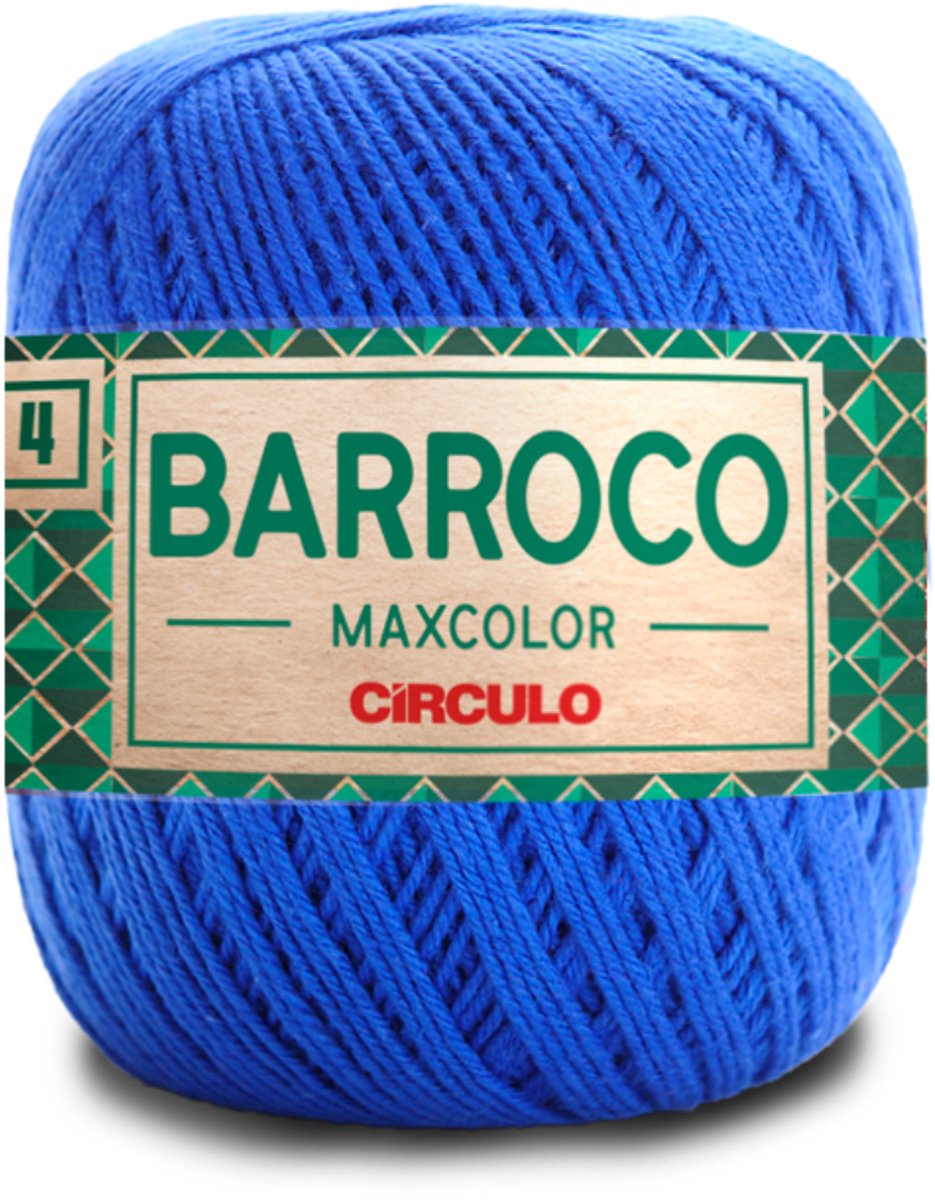 Círculo Barroco Maxcolor 4 - Katoengaren - 200 g - Kobaltblauw