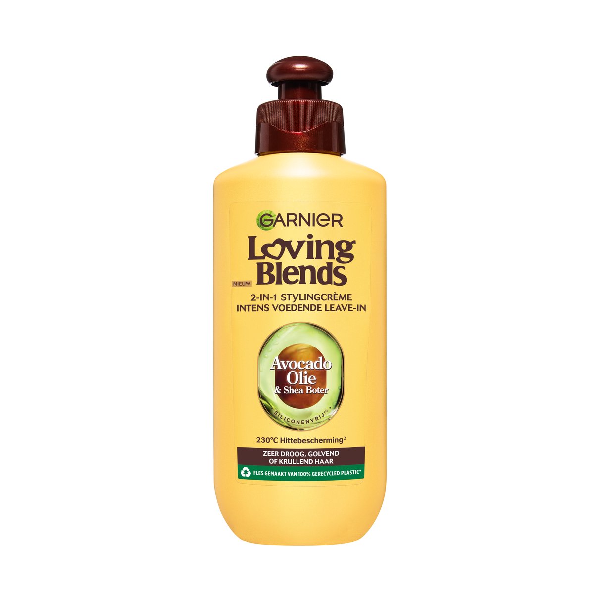 Bol.com Garnier Loving Blends Avocado Olie & Shea Boter Intens Voedende Leave-In Crème - Zeer Droog, Pluizig Haar - 200ml aanbieding