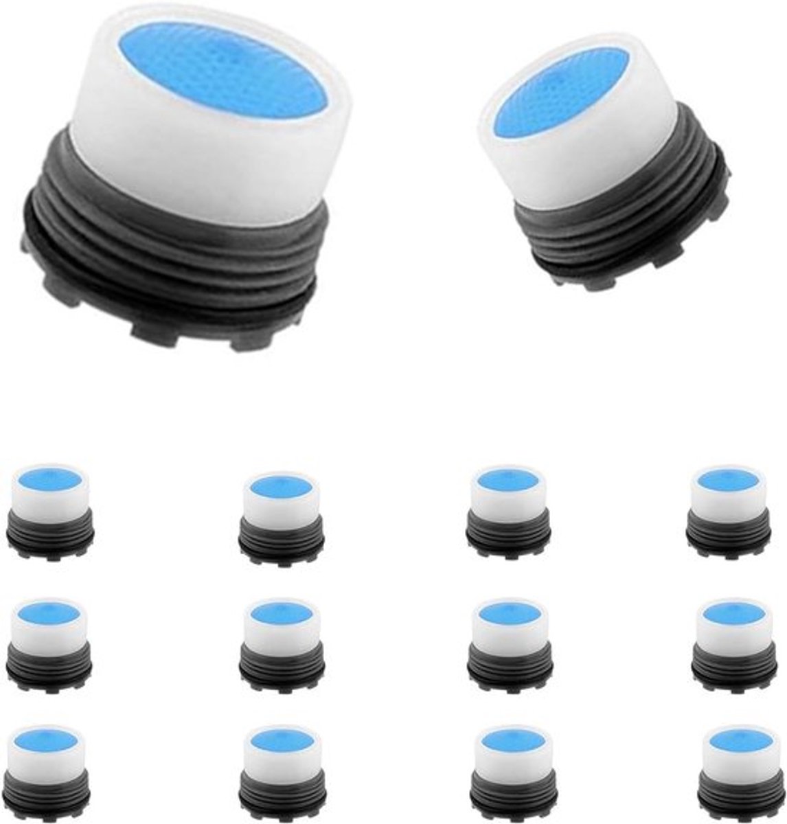 Allecto Plus - Universele Zeefkraan 14 Stuks | Zeefinzetstuk 165mm | Perlator met