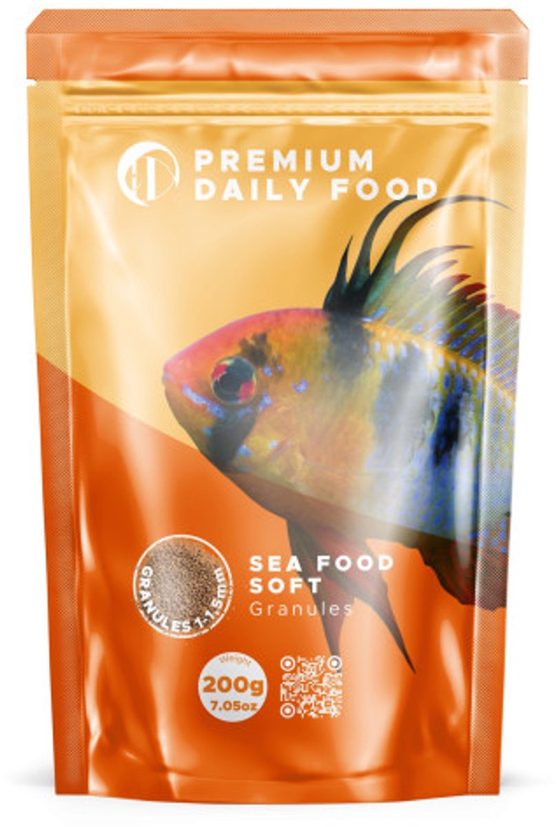 Premium Daily Food - Sea Food Soft Granules 200 gram