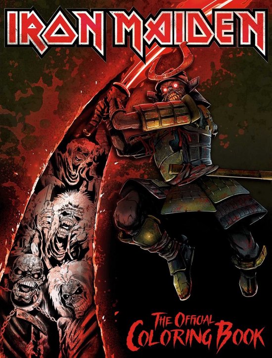 Iron Maiden: The Official Coloring Book - cover