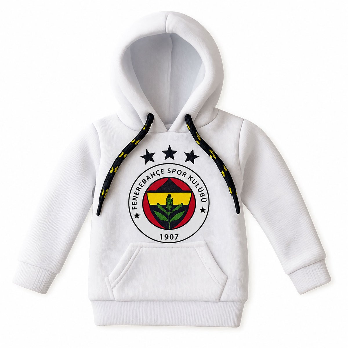 Jungengel Schakelpook Hoesje Fenerbahce Design - Mini Hoodie Auto Pookhoes - Universeel Wit 1907
