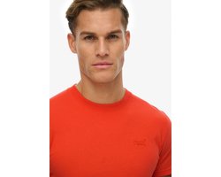 Superdry T-shirt Essential Logo Emb Tee M1011245b Um2 Bold Orange Mannen Maat - M