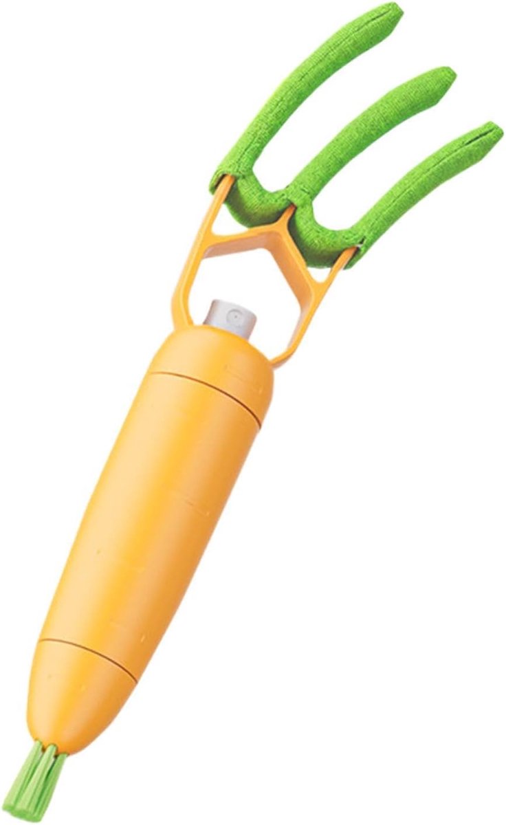 Raamjaloezieënreiniger - Stofwisser Borstel - Efficiënt Schoonmaken - Wasbaar Microfleece - 26x4x6cm - Wortel