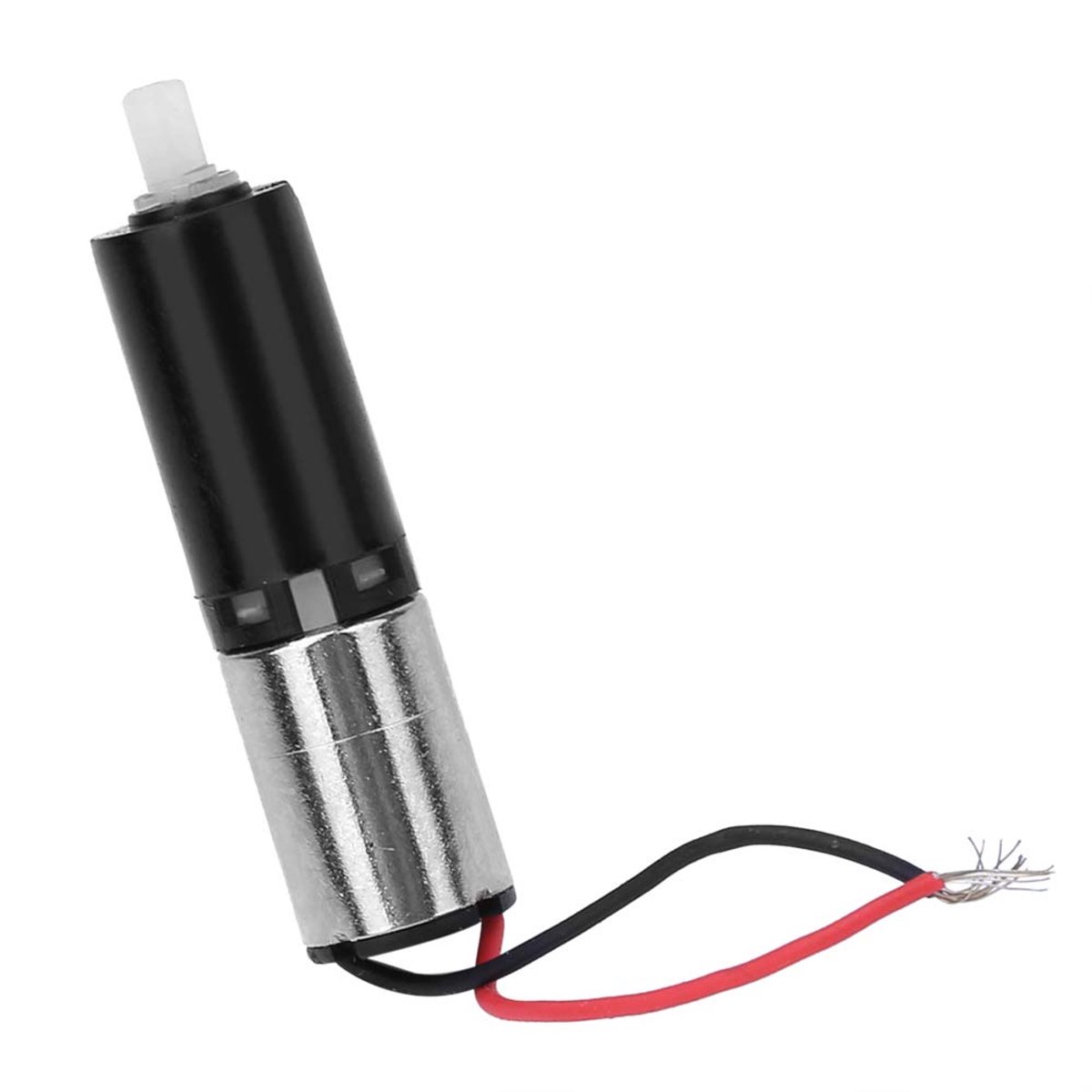 Reductiemotor Metaal - Mini DC motor - Robotica Modelbouw - Hoog Koppel Laag Geluid - 6 mm - Zilver