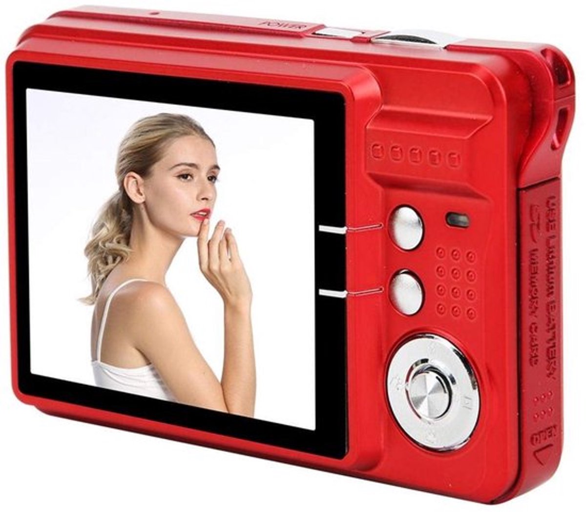 Compactcamera Aladdien - 8x zoom en zwart HD