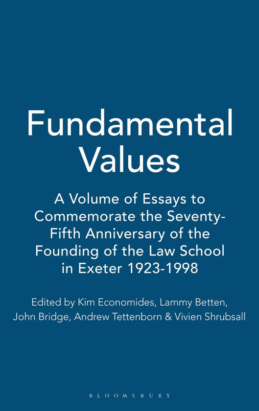 Fundamental Values - cover