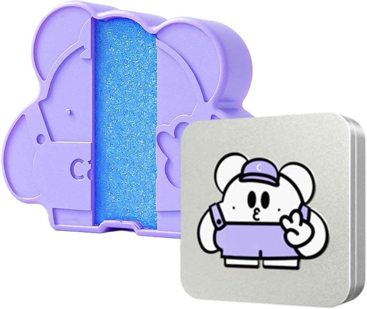 Verkoelend Huisje - IJsblad Kooi - Kleine Dieren - Langdurige Koeling - 15 x 15 x 5 cm - Blauw