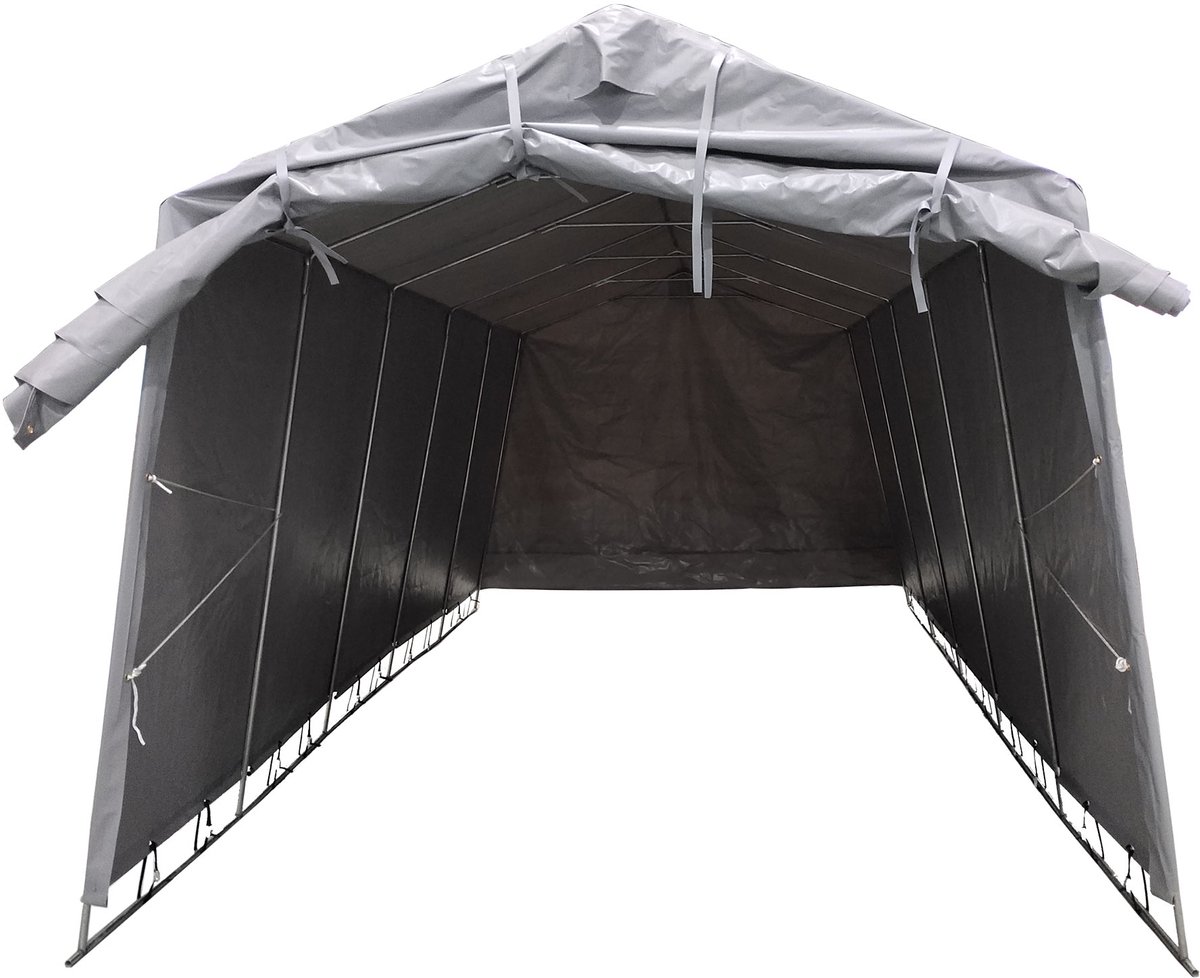 Fornorth Garagetent 3,4x7m, Lichtgrijs