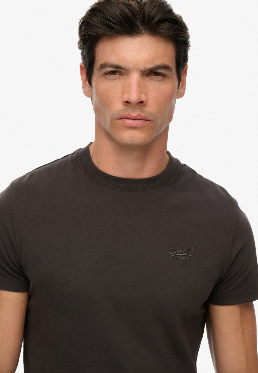 Superdry Essential Logo T-shirt Heren T-shirts Zwart