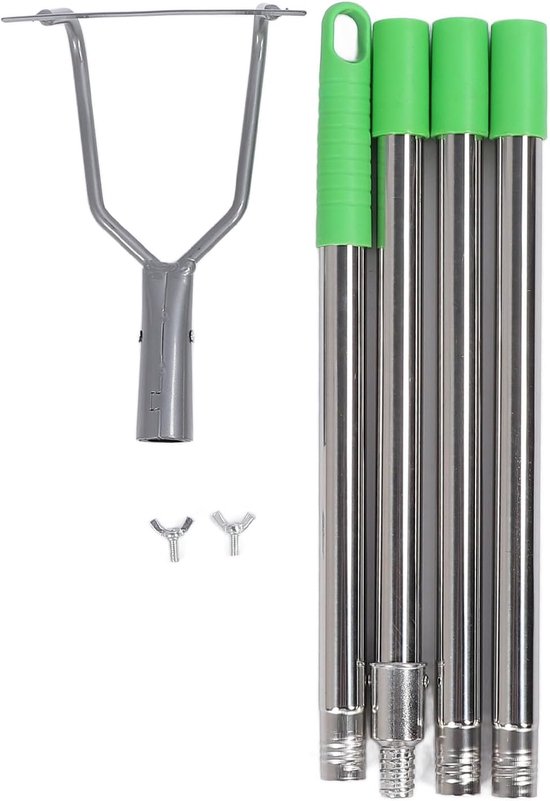 Onkruid Schoffel - Tuin Schoffel - Moeiteloos Tuinieren - Verstelbare Lengte - Tot 1.7m - Zilver — afbeelding 3
