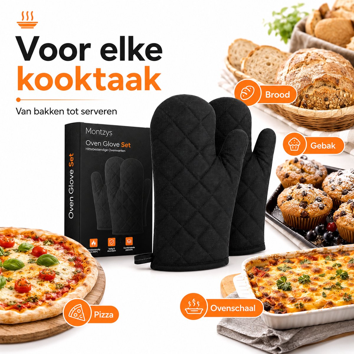 Montzys Montzys BBQ Ovenwanten Set - afbeelding 4