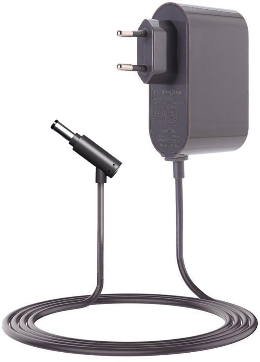 TEKROA® Oplader - Vervangende Oplader Geschikt voor Dyson V6, V7 en V8 Stofzuigers - EU Netadapter