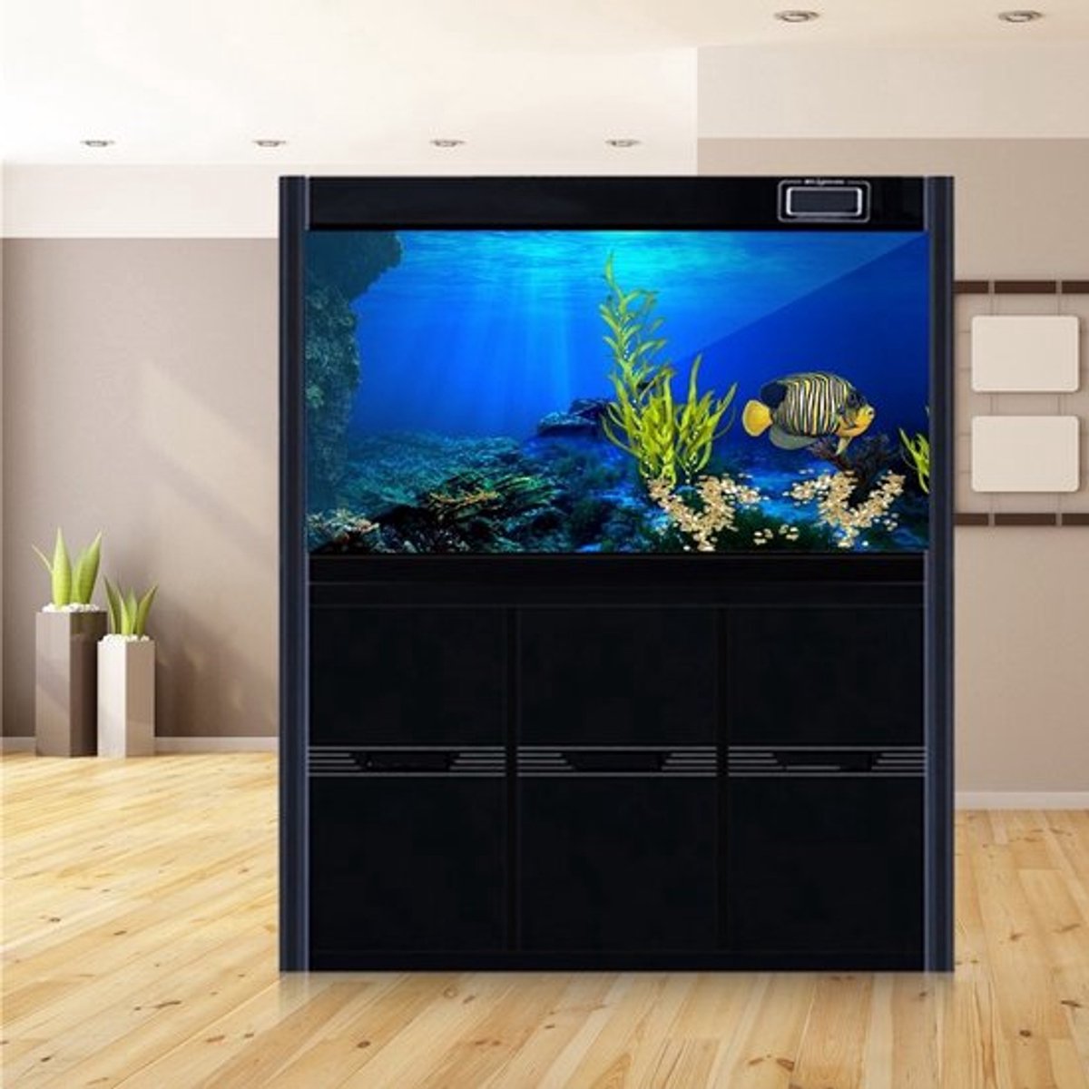 Allecto - Aquarium Achtergrond Lijm - Decoratieve Sticker - PVC Waterdicht