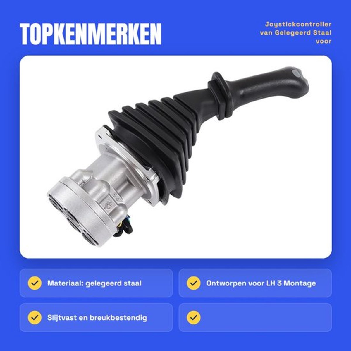 Dailygoods - Origineel ontworven joystickcontroller, gelegeerd staal