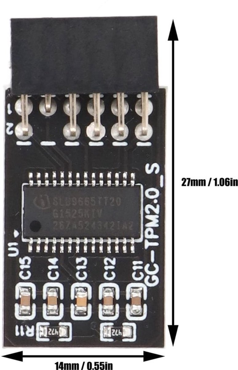 Allecto 2.0 Module - Beveiligingsmodule - 12Pin Accessoire - Geschikt voor PC