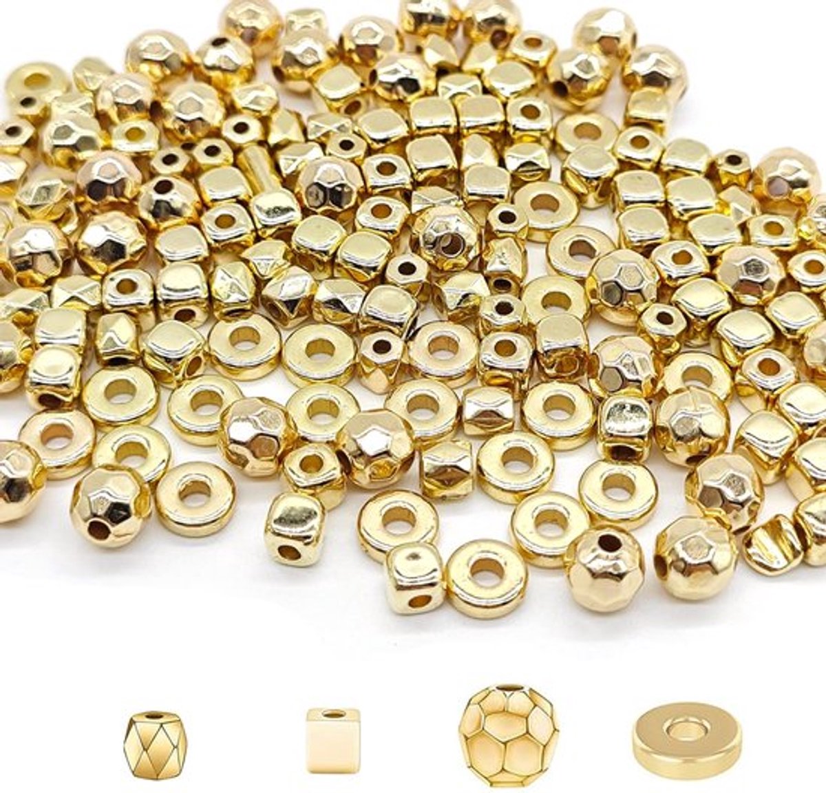DIY sieraden spacer kralen, 400 stukken