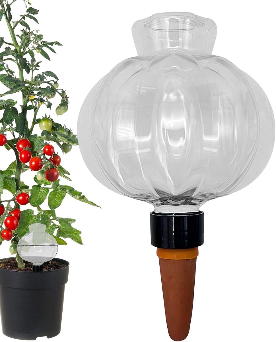 Plantenbewateringsbollen - Zelfbewatering Irrigatieapparaten - Planten Verzorgen - Langzaam Ontgrendelingssysteem - 500 ml - Helder