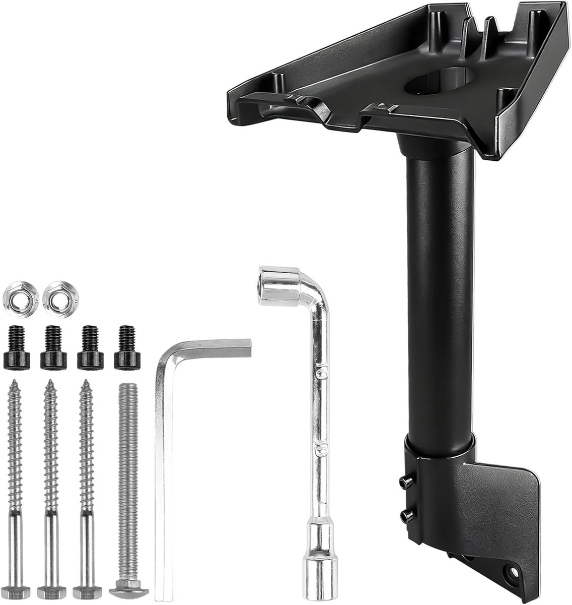 Starlink muurbeugel 360° verstelbaar - V3 met buisadapter - voor Gen3/Mini Starlink - veilige wandmontage - SnelShoppen