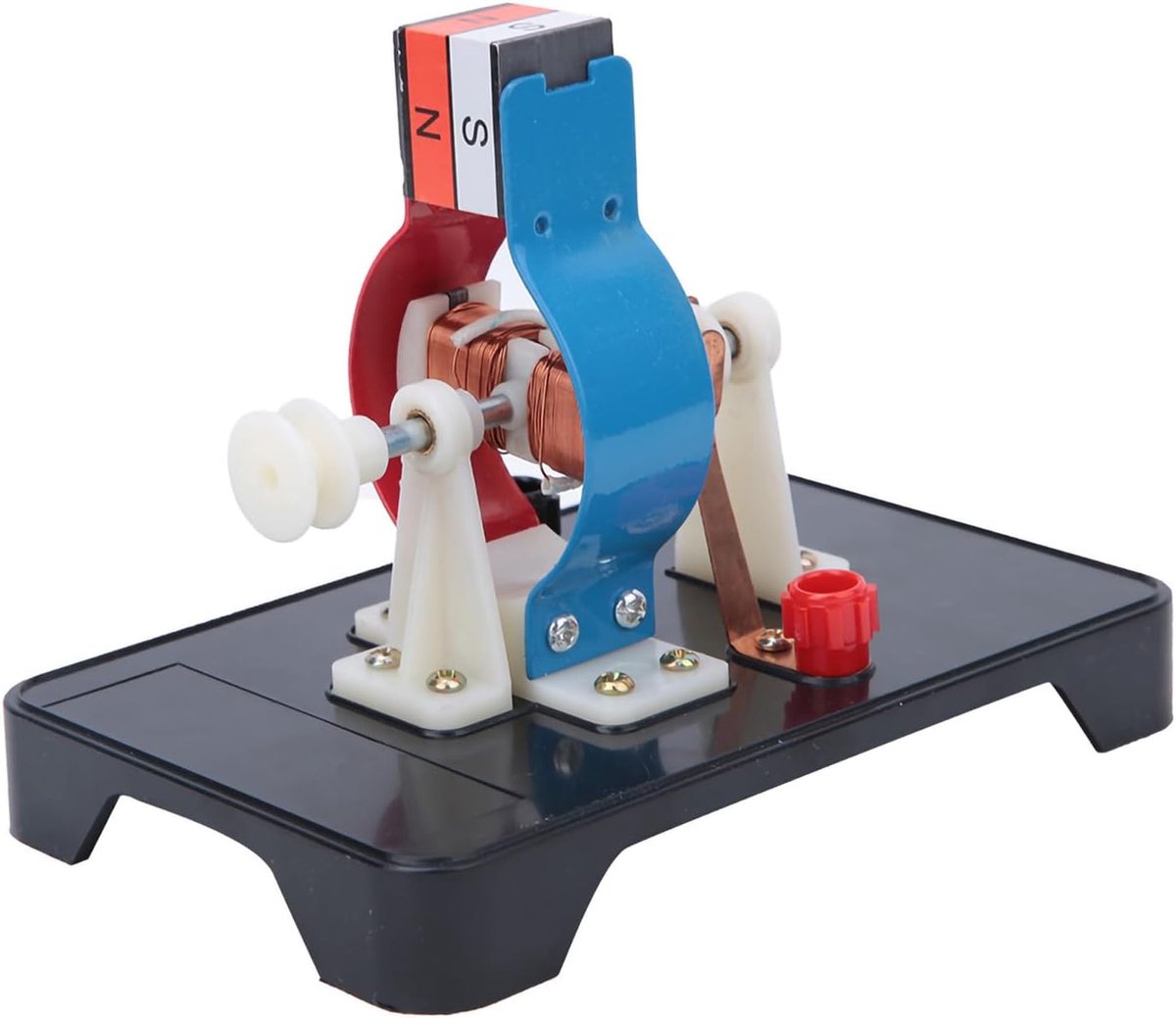 SnelShoppen - Elektrische Motor Bouwset Miniatuur Motor Kit voor Kinderen, Fysica Experiment, Compact en Lichtgewicht, Hoogwaardige IJzer, Ideaal voor