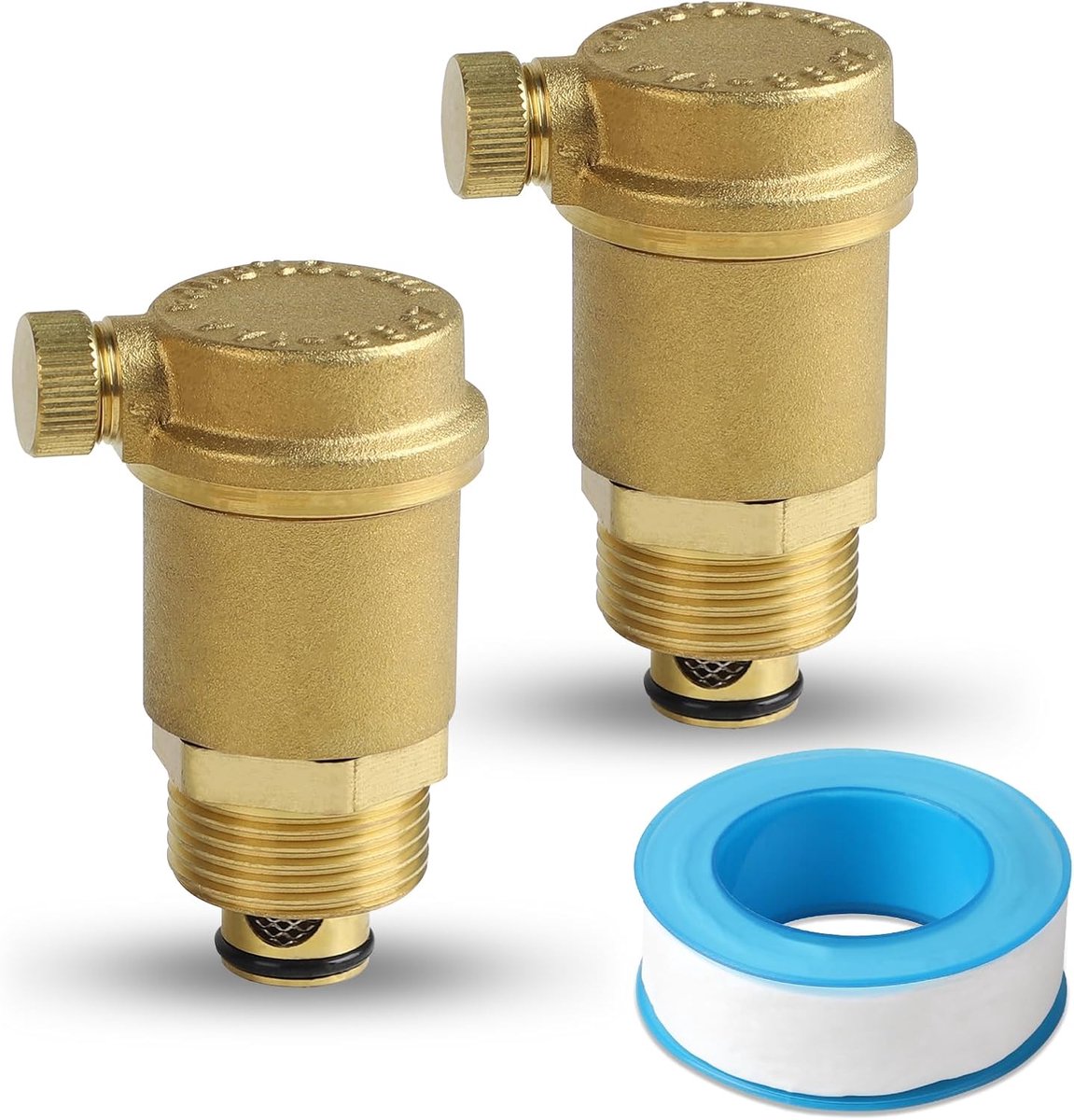 Automatische luchtventiel DN20 G3/4 inch - messing - betrouwbaar ontwerp - ideaal voor krappe ruimtes - ShopVlot