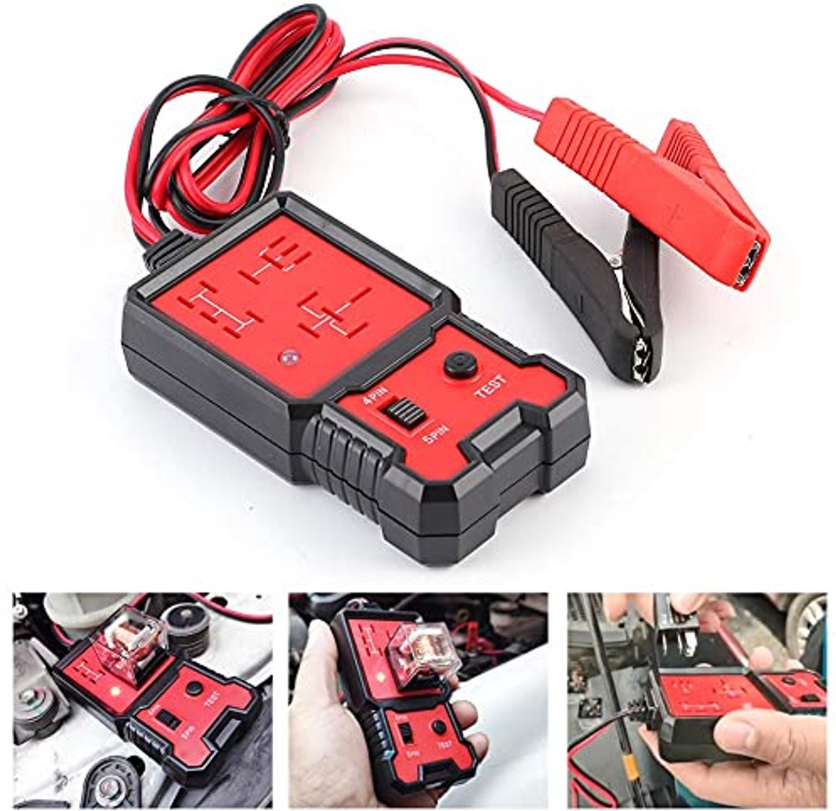 Autorelais tester, 12V elektronische relais tester, professionele auto-accutester/autodiagnoseapparaat