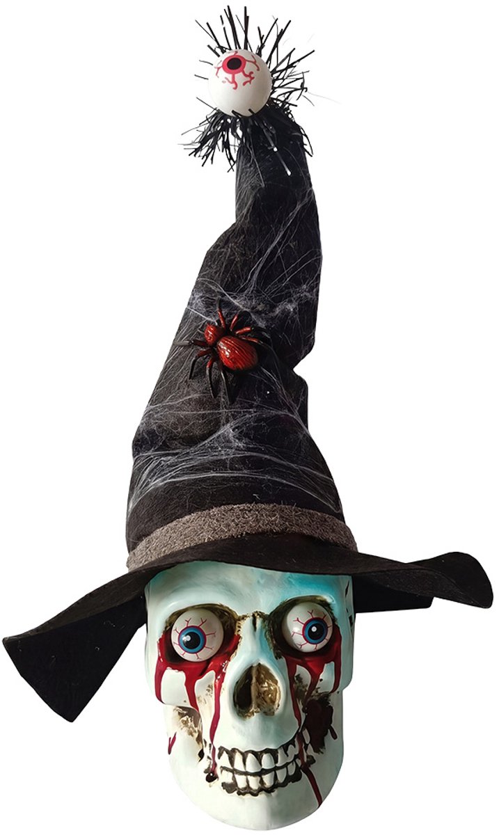 Clayre & Eef Halloween decoratie Overig Wit Kunststof Herfst decoratie