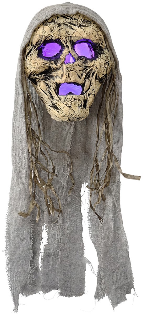 Clayre & Eef Halloween decoratie Overig Wit Kunststof Herfst decoratie