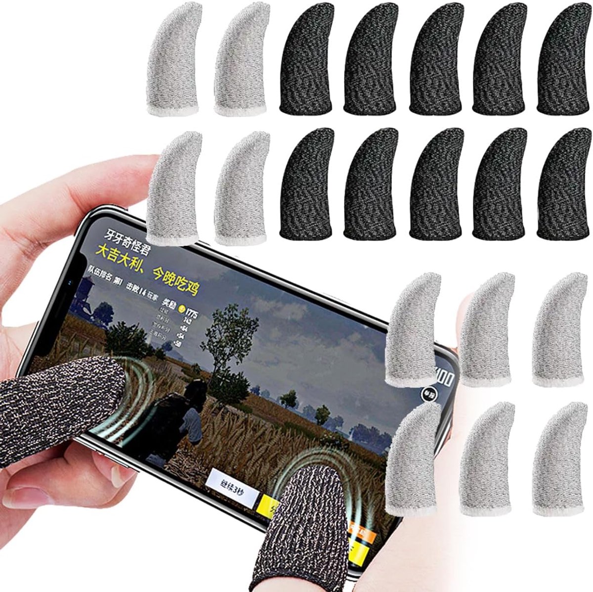 PUBG Mobile vingerhuls - ademend - non-slip - verbeter je spelvaardigheden - ShopVlot