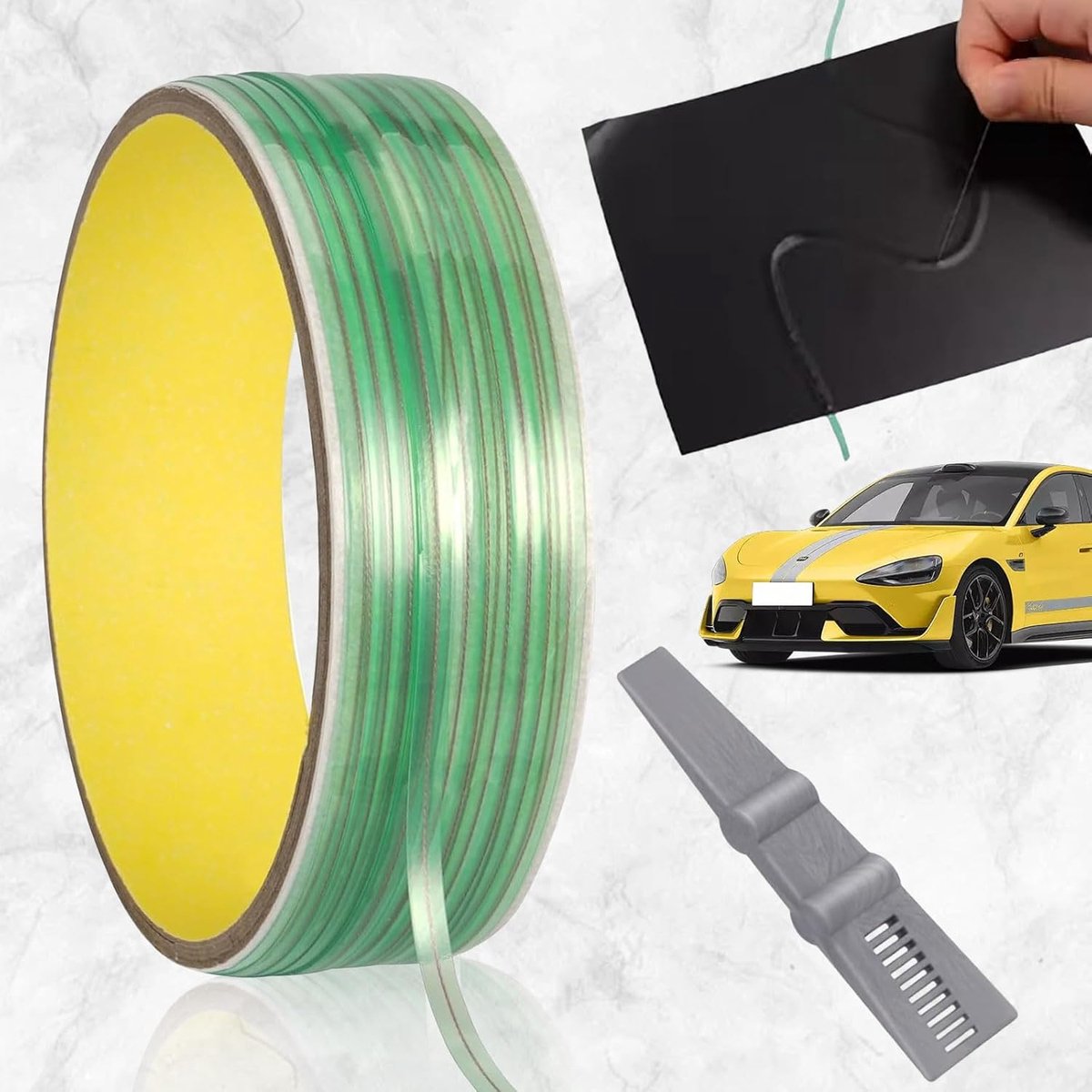 Knifeless Adhesive Tape 0.3cm x 5m - Transparant - Snijvrij - Eenvoudig in gebruik - ShopVlot