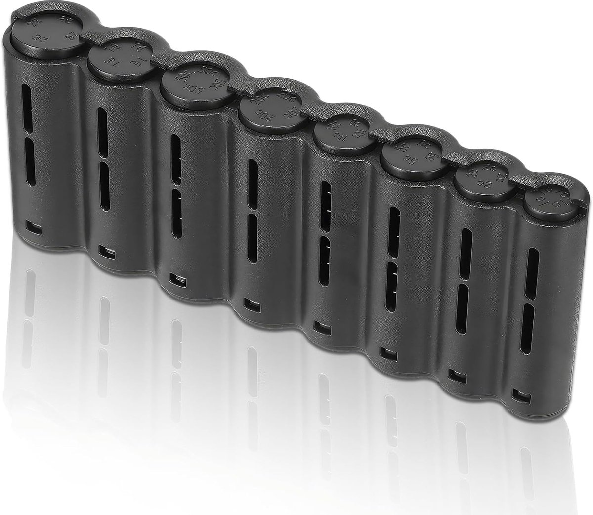SnelShoppen - Coin Dispenser met 8 Gaten, Muntbox voor Euro, Wijziging Opslag, Muntensorteerder voor Taxi's, Bussen, Restaurants, Attractiepark Verkop
