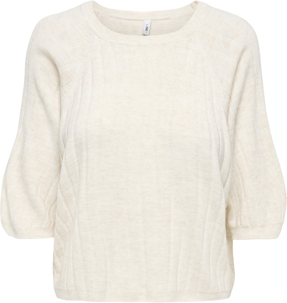 ONLY - Dames pull - Maat L - Vrouwen - Creme - Acryl