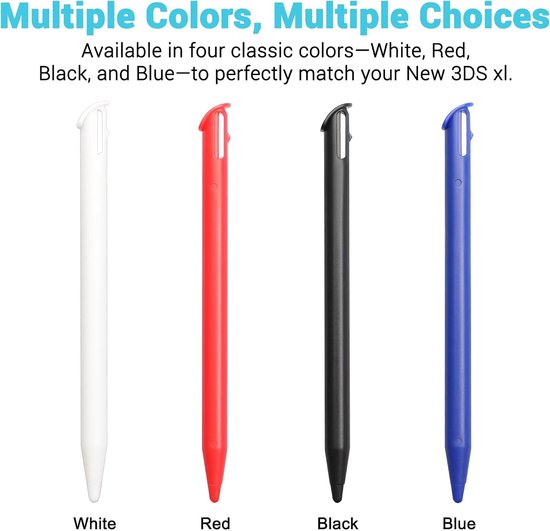 Nieuwe 3DS XL Stylus Pen, 4 in 1 Touch Styli Pen Set, Multi Kleur — afbeelding 4