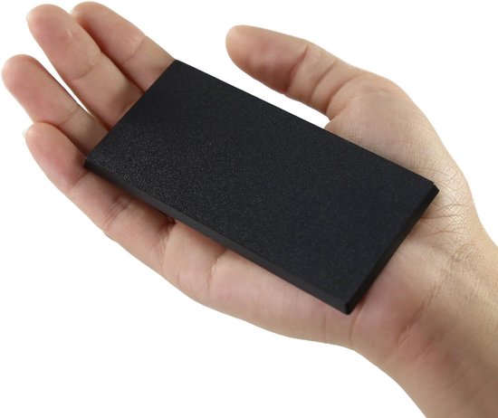 Rechthoekige basis van kunststof voor figuren of miniaturen voor oorlogsspelletjes tafeldecoratie (4 stuks 50 x 100 mm) — afbeelding 5