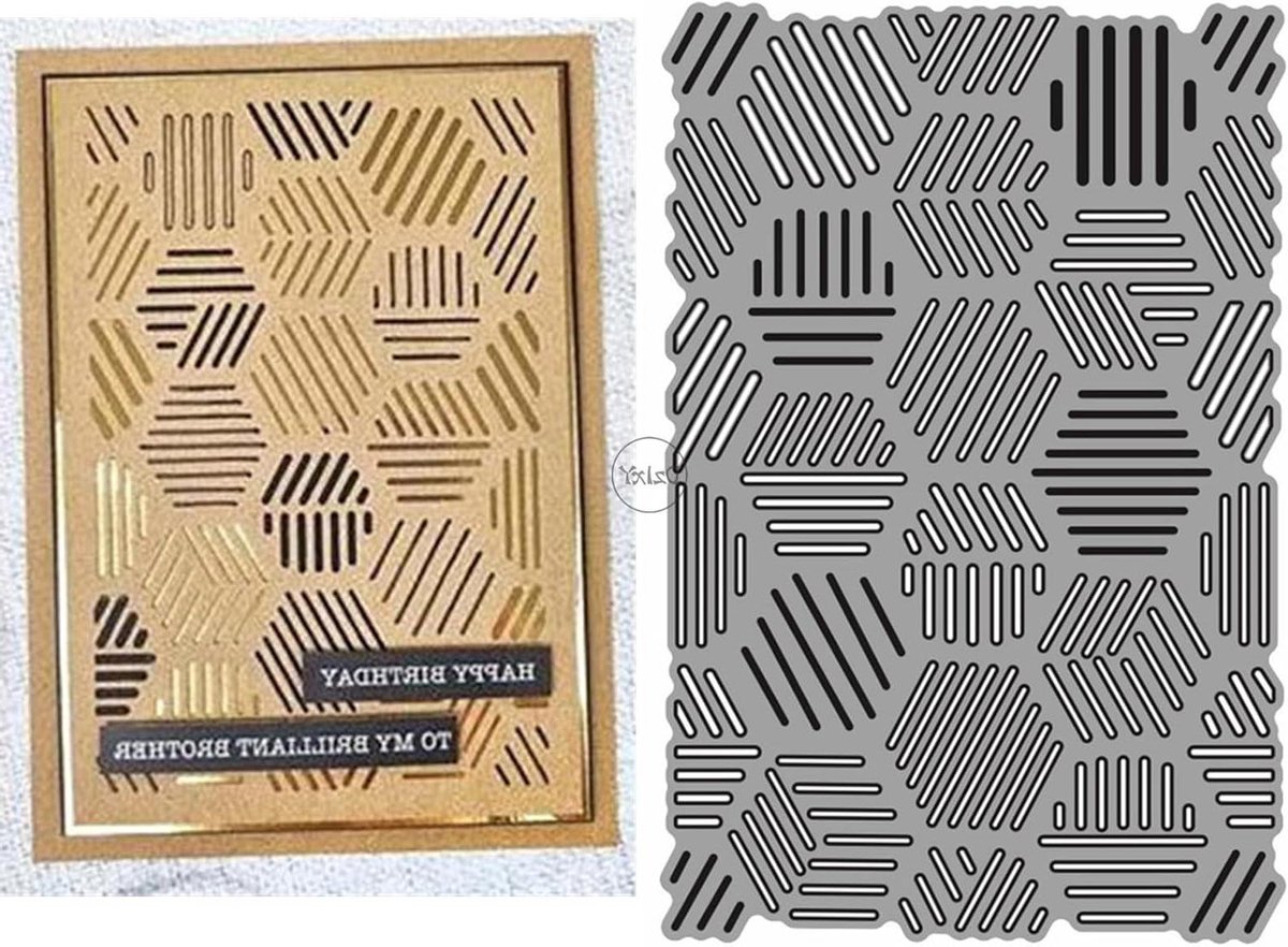 Snijmal Set - Stansmal Papier - Kaarten Maken - Koolstofstaal Materiaal - Niet gespecificeerd - Zilverkleurig