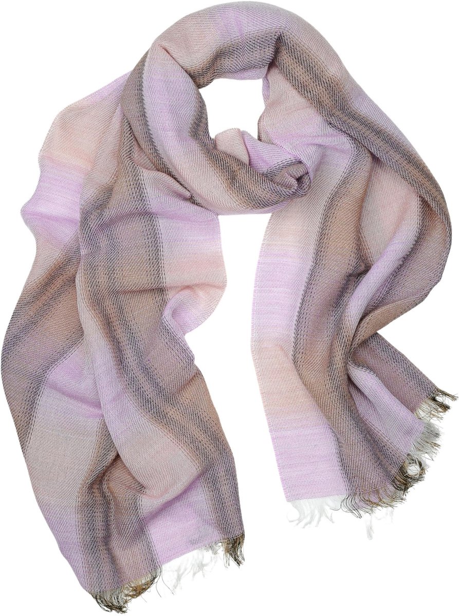 Omgoods - Luxe Dames Sjaal van Zachte Wol in Roze